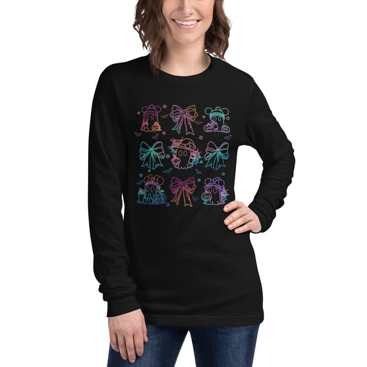 Neon Halloween Cute Long Sleeve T-Shirt